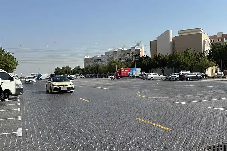 Parking spot and discovery gardens