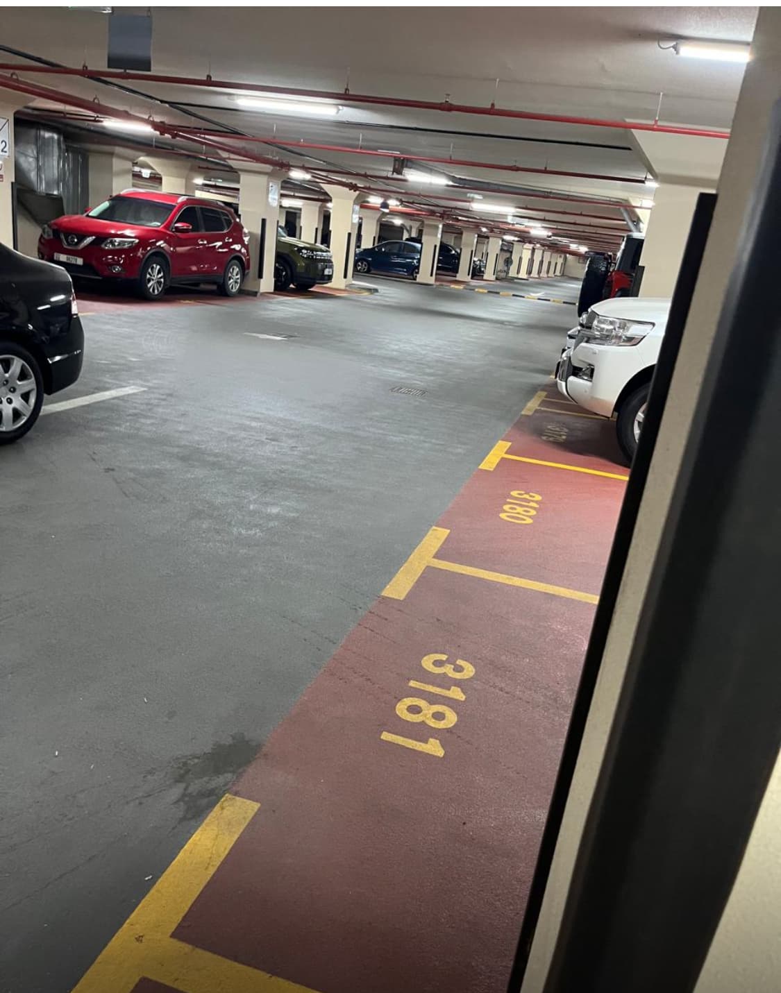 Covered parking in JLT cluster Q