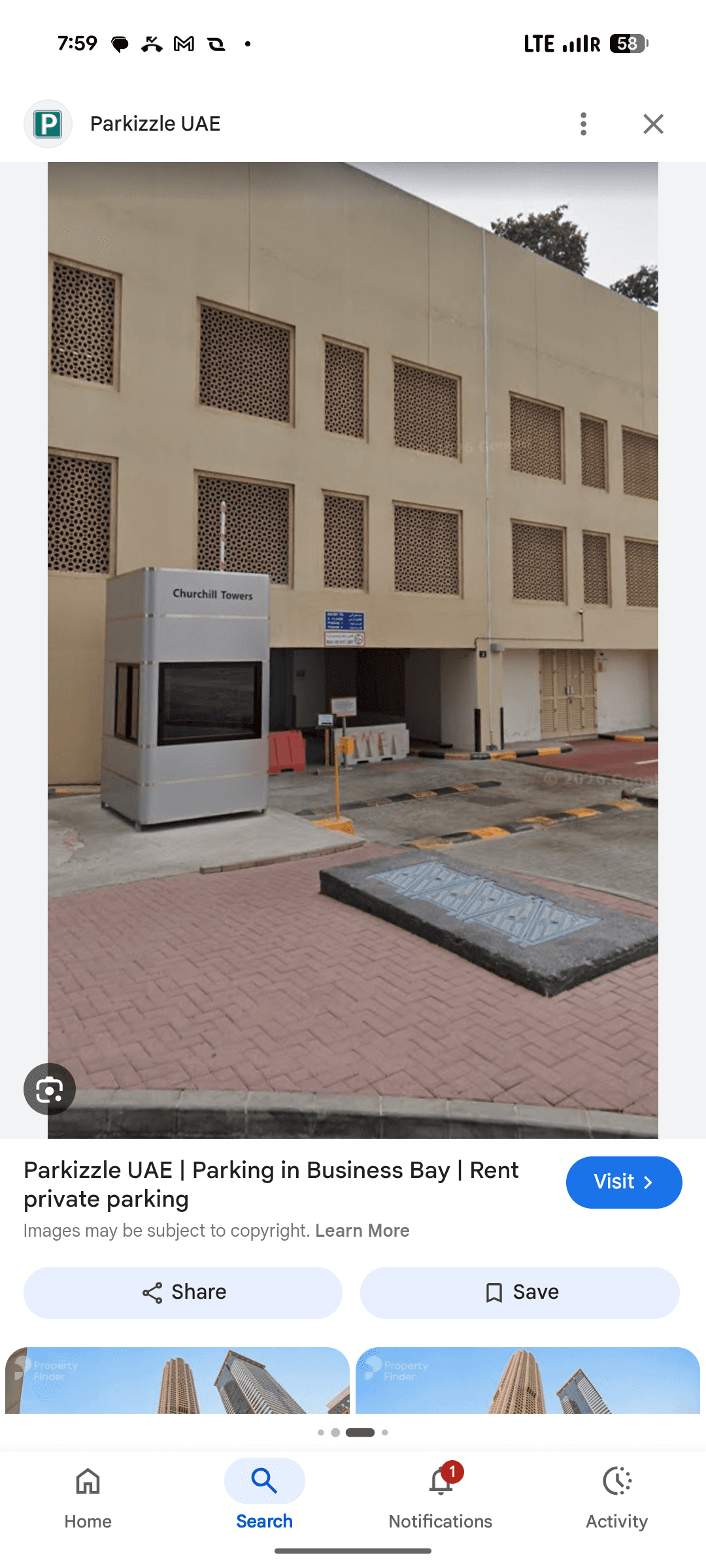 Premium Basement Parking Spot Available for Rent – Business Bay
