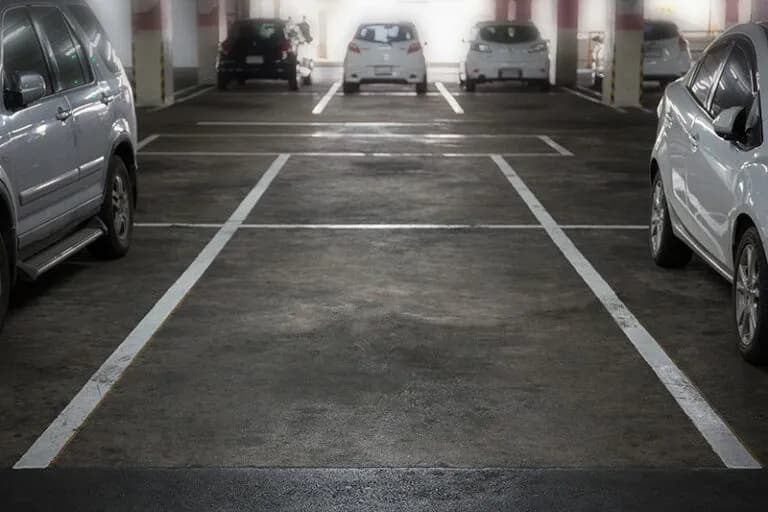Covered space parking at Goldcrest Views 2