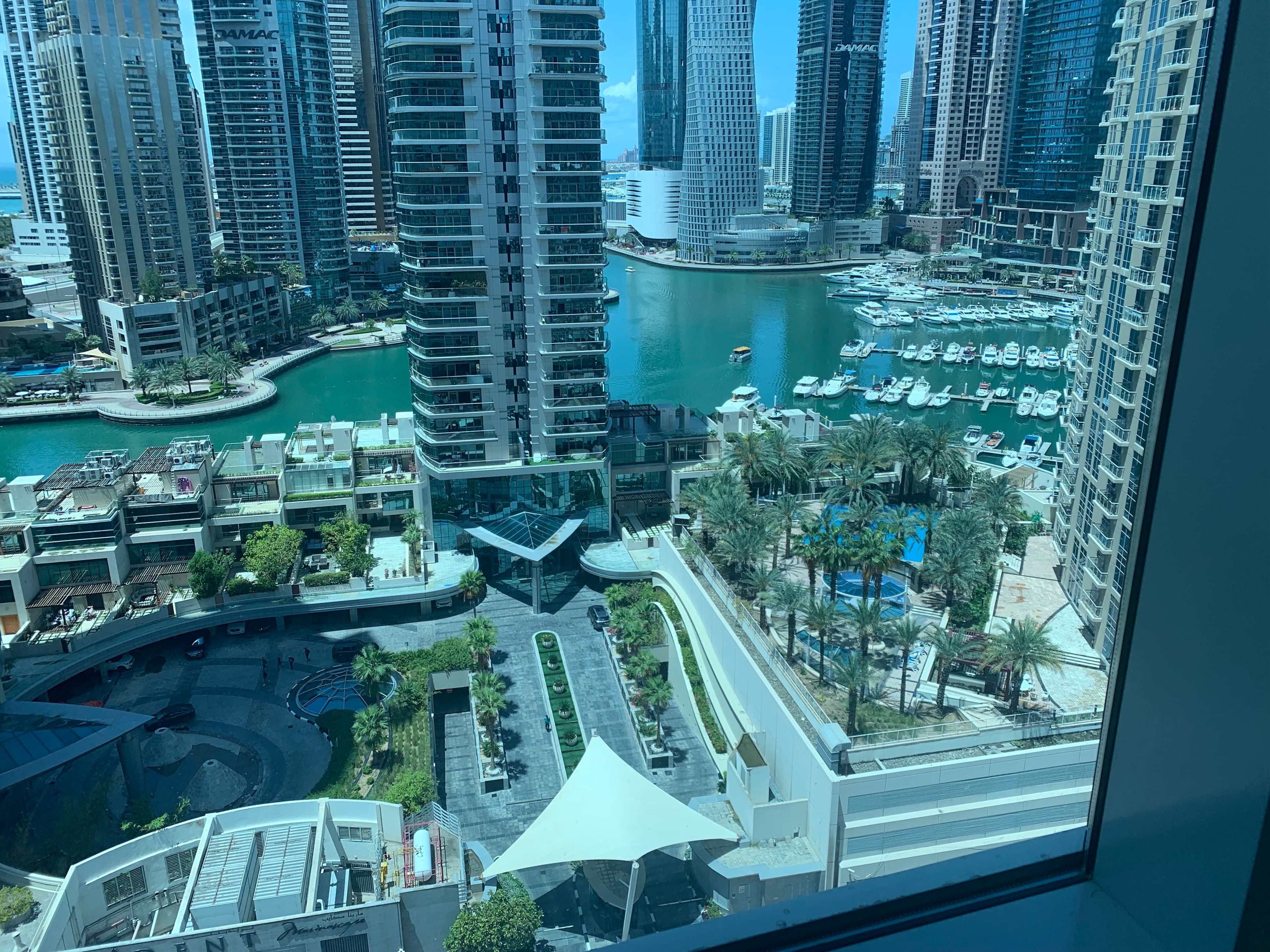Covered space in Dubai Marina