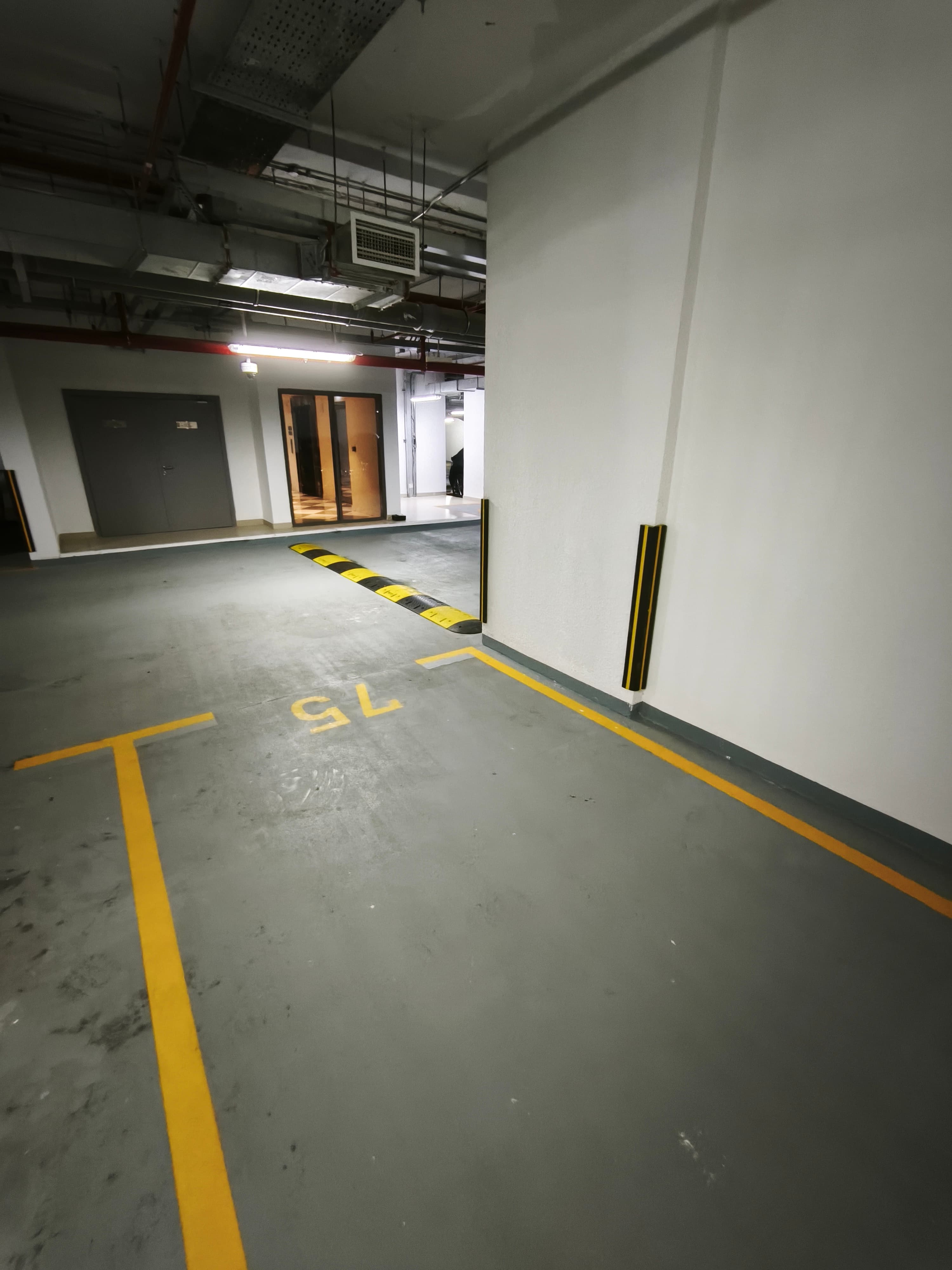 Covered Parking Space, Basement, Al Furjan, 24/7 Security, AED 450 monthly.
