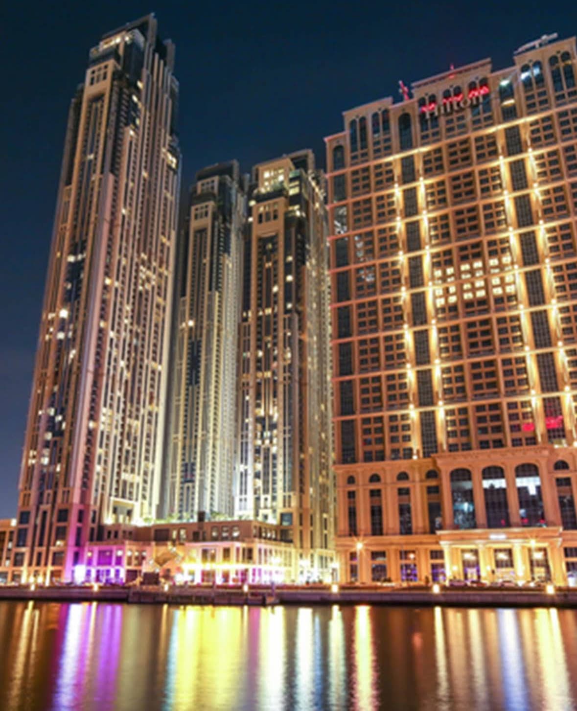 Covered parking in Amna tower