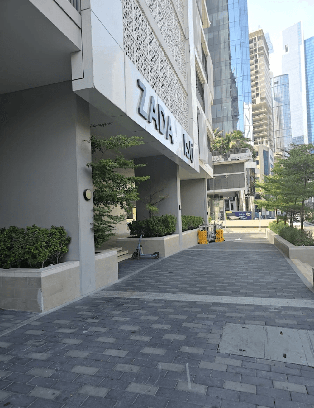 Covered parking in business bay apartment