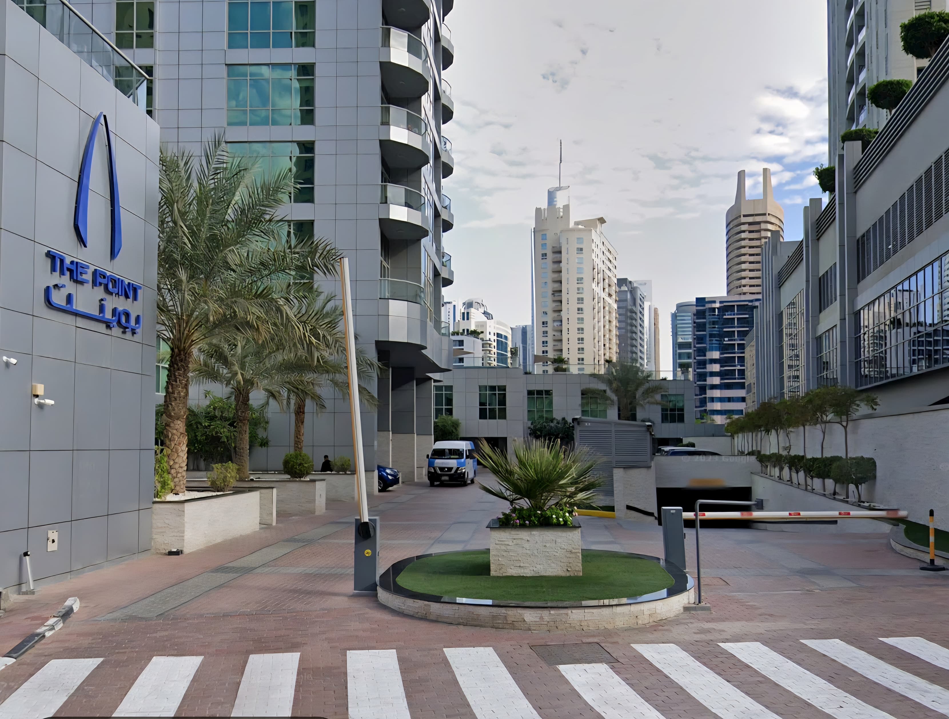 Covered Parking JBR Marina in front of Tram JBR 2
